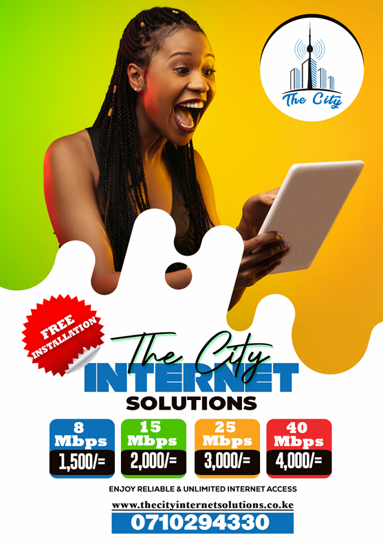 The City Internet Solutions Residential Packages Poster